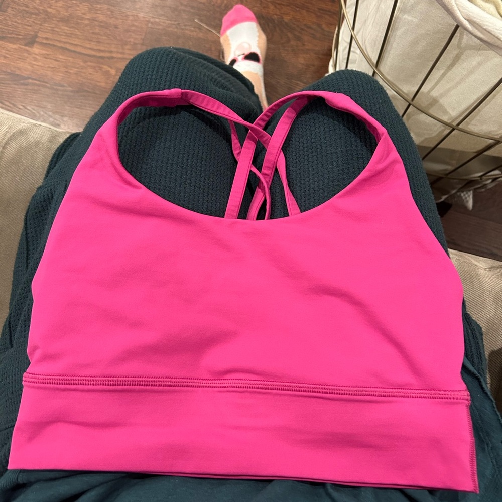 lululemon energy long line sports spa